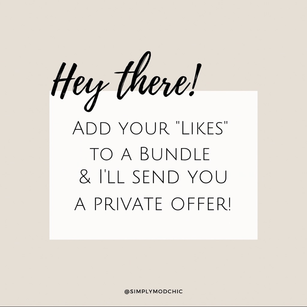 Send me your best offers 💖